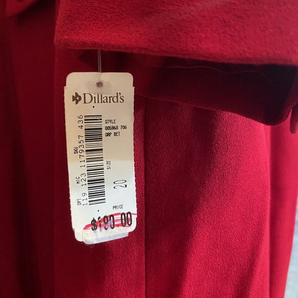 Vintage Kasper ASL women's long jacket size 20 NWT - Picture 7 of 9